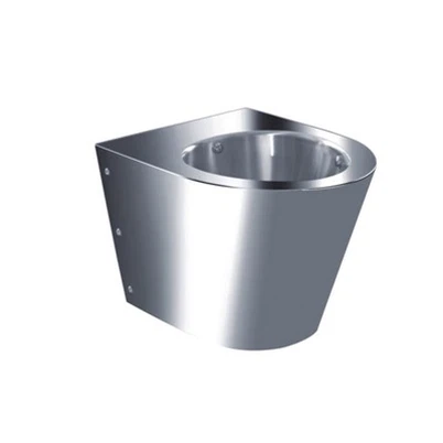 Vakuum toilet i rustfrit stål